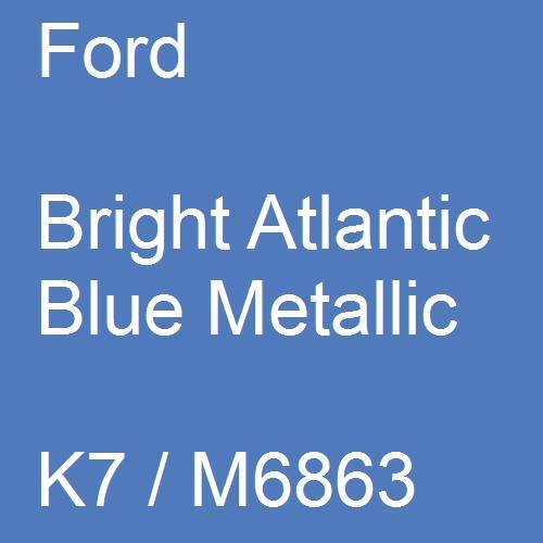Ford, Bright Atlantic Blue Metallic, K7 / M6863.